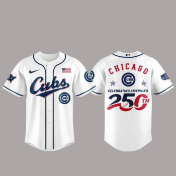 Chicago Cubs America 250th Anniversary Of USA 2026 Baseball Jersey