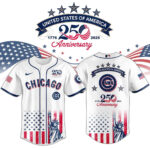 Chicago Cubs x America’s 250th Anniversary 2026 Baseball Jersey