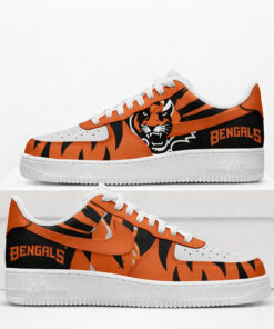 Cincinnati Bengals Football League 2026 Air Force 1 Shoes Sneakers