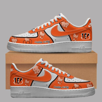 Cincinnati Bengals x Hello Kitty Air Force 1 Shoes Sneakers