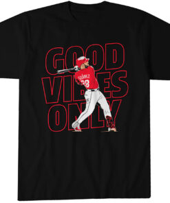 Cincinnati Reds Eugenio Suarez Good Vibes Only Cincinnati T-Shirt