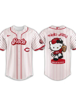 Cincinnati Reds Major League Baseball 2026 Hello Kitty Baseball Jersey
