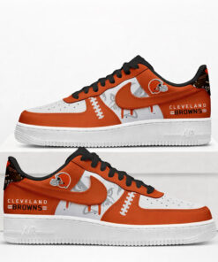 Cleveland Browns Football League 2026 Air Force 1 Shoes Sneakers