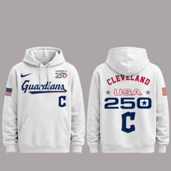 Cleveland Guardians 250 USA 2026 Celebration America 250 x Major League Baseball Hoodie