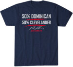 Cleveland Guardians Jose Ramirez 50-50 T-Shirt
