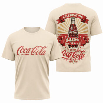 Coca Cola 140th Anniversary Drink T-Shirt