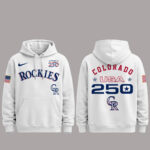 Colorado Rockies 250 USA 2026 Celebration America 250 x Major League Baseball Hoodie