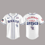Colorado Rockies Celebration USA 250 Semiquincentennial 2026 Baseball Jersey