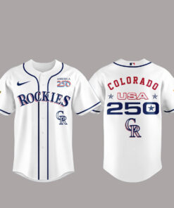 Colorado Rockies Celebration USA 250 Semiquincentennial 2026 Baseball Jersey