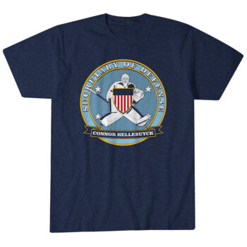 Connor Hellebuyck Secretary of Defense T-Shirt
