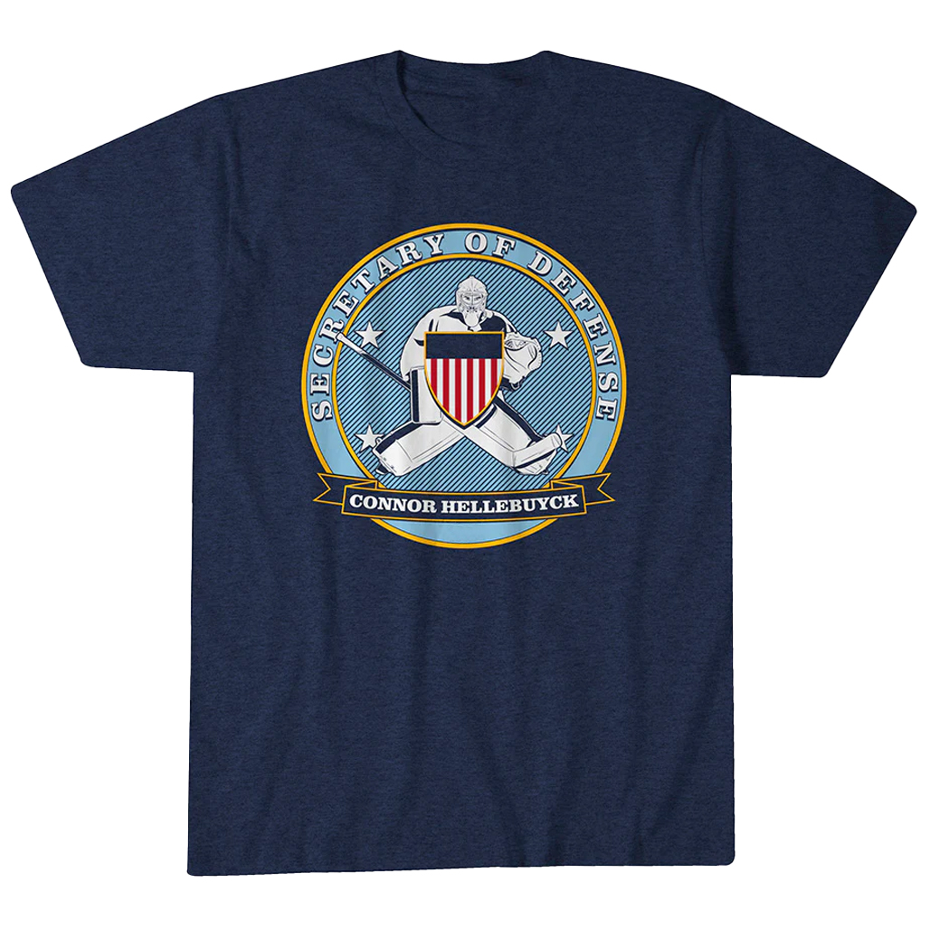 Connor-Hellebuyck-Secretary-of-Defense-T-Shirt.jpg Connor Hellebuyck Secretary of Defense T-Shirt