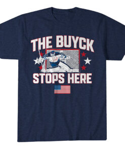 Connor Hellebuyck The Buyck Stops Here T-Shirt