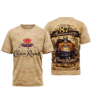 Crown Royal 87Th Anniversary 1939-2026 T-Shirt