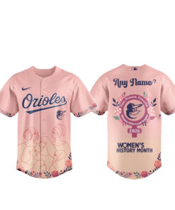 Custom Name Baltimore Orioles x Women’s History Month Baseball Jersey