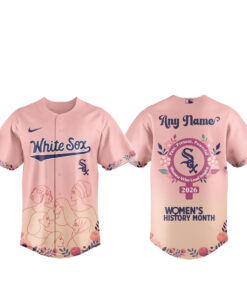 Custom Name Chicago White Sox x Women’s History Month Baseball Jersey