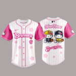 Custom Name Milwaukee Brewers x Hello Kitty Night 2026 Baseball Jersey