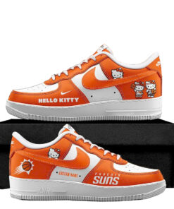 Custom Name Phoenix Suns x Hello Kitty Night 2026 Air Force 1 Shoes Sneakers