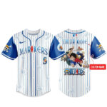 Custom Name Seattle Mariners x One Piece Night 2026 Baseball Jersey Version 3