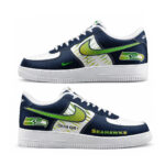 Custom Name Seattle Seahawks Rivalries Uniform Air Force 1 Shoes Sneakers