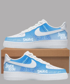 Custom Name The Smurfs x Seventeen Air Force 1 Shoes Sneakers