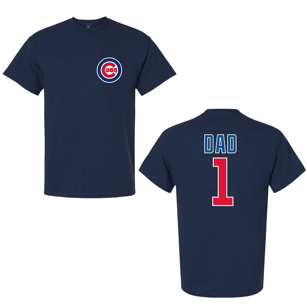 Custom-Name-and-Number-Chicago-Cubs-Fathers-Day-2026-T-Shirt.jpg Custom Name and Number Chicago Cubs Father’s Day 2026 T-Shirt