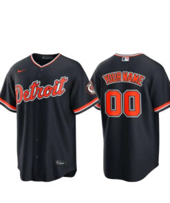 Custom Name and Number Detroit Tigers Baseball Jersey