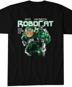 Dallas Stars Jason Robertson RoboCat T-Shirt