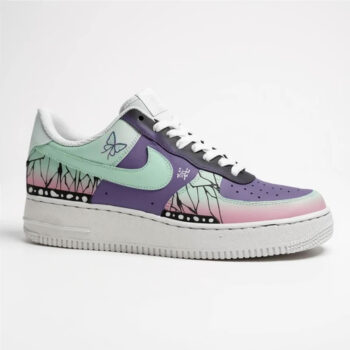 Demon Slayer Shinobu Kocho Air Force 1 Shoes Sneakers