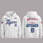 Detroit Tigers 250 USA 2026 Celebration America 250 x Major League Baseball Hoodie