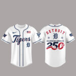 Detroit Tigers America 250th Anniversary Of USA 2026 Baseball Jersey