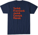 Detroit Tigers Baseball Tarik & Framber & Jack & Casey & Reese T-Shirt 1 Detroit Tigers Baseball Tarik & Framber & Jack & Casey & Reese T-Shirt