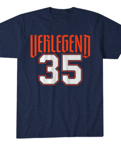 Detroit Tigers Justin Verlander Verlegend T-Shirt
