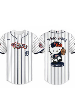 Detroit Tigers Major League Baseball 2026 Hello Kitty Baseball Jersey