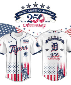 Detroit Tigers x America’s 250th Anniversary 2026 Baseball Jersey