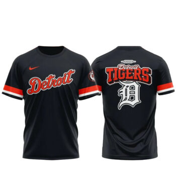 Detroit Tigers x City Classic Night 2026 Black Shirt