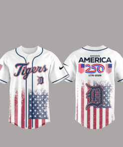 Detroit Tigers x USA 250th Anniversary 2026 Baseball Jersey