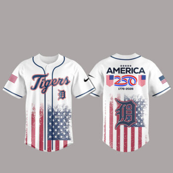 Detroit Tigers x USA 250th Anniversary 2026 Baseball Jersey