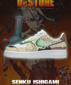 Dr. Stone Ishigami Senkuu Air Force 1 Shoes Sneakers Version 1