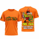 Dragon Ball 40th Anniversary 1986-2026 Forever In Our Souls T-Shirt
