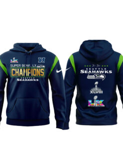 Football League 2026 Super Bowl LX Champions Seattle Seahawks Hoodie
