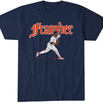 Framber Valdez Ace Pose Detroit T-Shirt