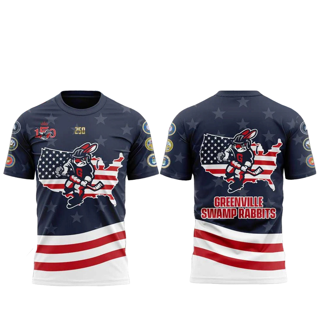 Greenville-Swamp-Rabbits-Military-Appreciation-2026-T-Shirt.jpg Greenville Swamp Rabbits Military Appreciation 2026 Shirt