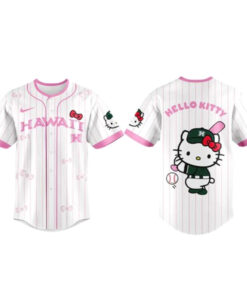 Hawaii Rainbow Warriors x Hello Kitty 2026 Baseball Jersey