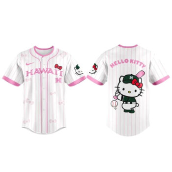 Hawaii Rainbow Warriors x Hello Kitty 2026 Baseball Jersey