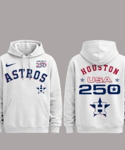 Houston Astros 250 USA 2026 Celebration America 250 x Major League Baseball Hoodie
