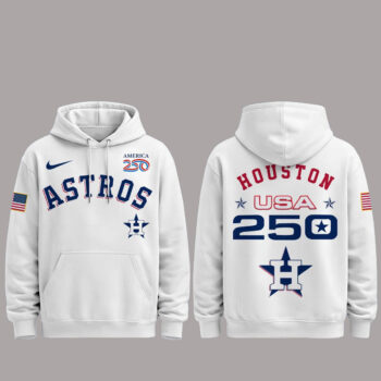 Houston Astros 250 USA 2026 Celebration America 250 x Major League Baseball Hoodie