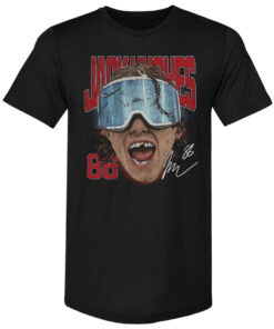 Jack Hughes Goggles USA Hockey Team T-Shirt