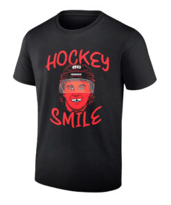 Jack Hughes Team USA Hockey Smile T-Shirt