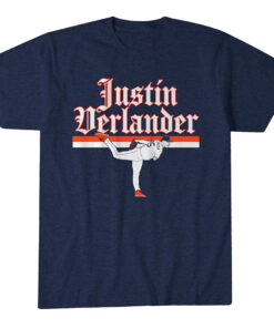 Justin Verlander Detroit Ace Pose T-Shirt