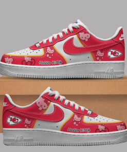 Kansas City Chiefs x Hello Kitty Air Force 1 Shoes Sneakers